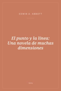 Portada de El punto y la línea: Una novela de muchas dimensiones