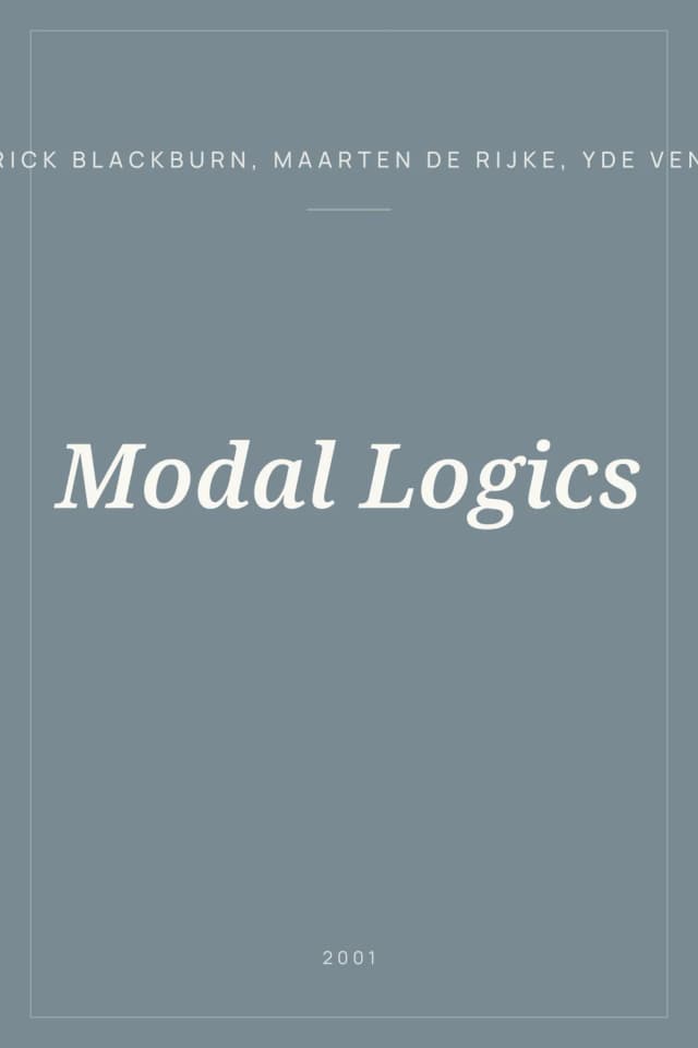 Portada de Modal Logics