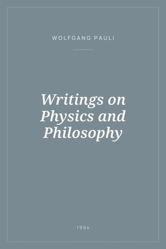 Portada de Writings on Physics and Philosophy