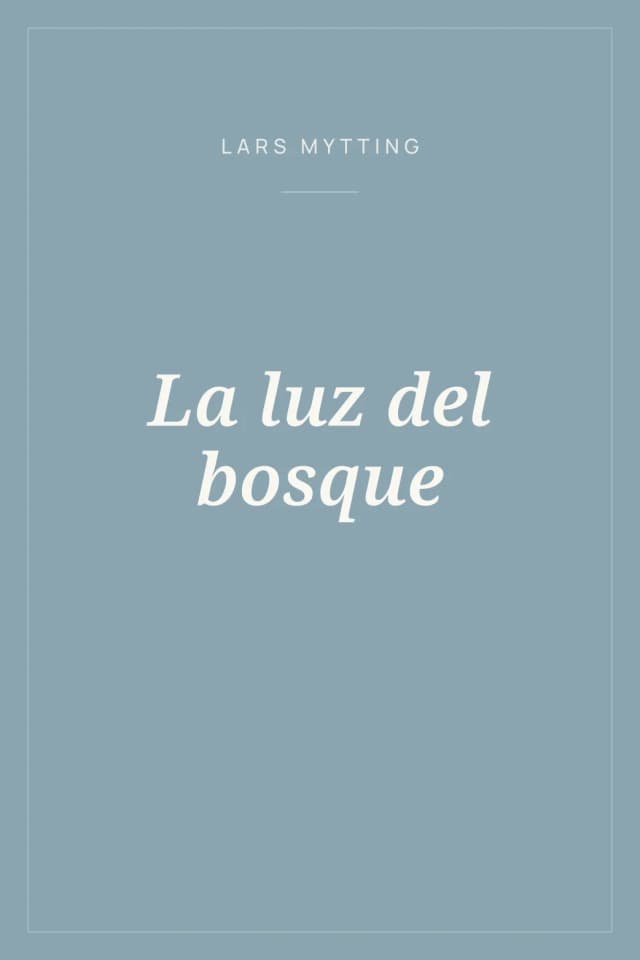 Portada de La luz del bosque
