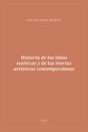 Portada de Historia de las ideas estéticas y de las teorías artísticas contemporáneas