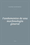 Portada de Fundamentos de una morfonología general