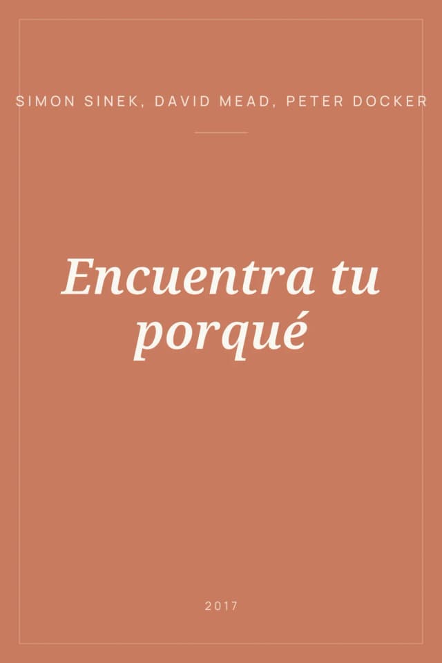 Portada de Encuentra tu porqué