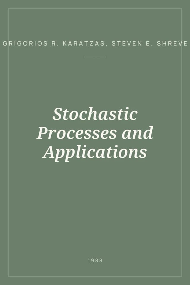 Portada de Stochastic Processes and Applications