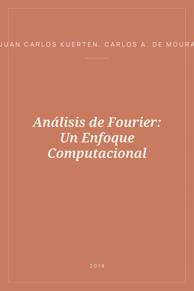 Portada de Análisis de Fourier: Un Enfoque Computacional