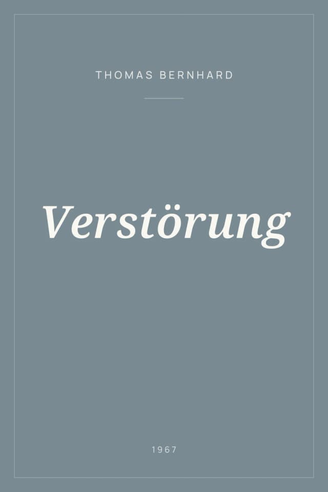 Portada de Verstörung