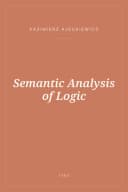 Portada de Semantic Analysis of Logic