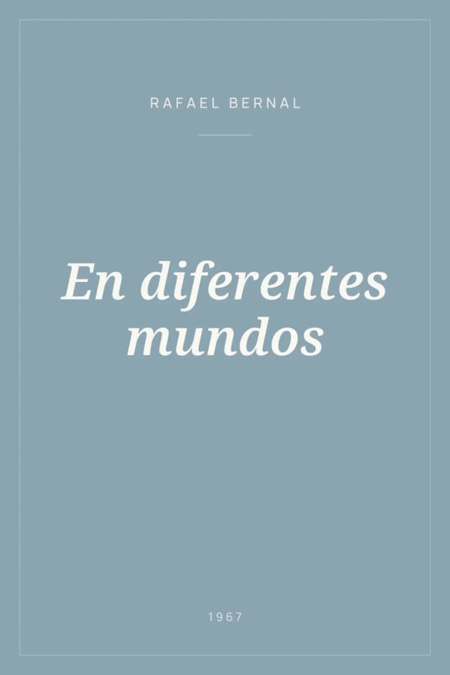 Portada de En diferentes mundos