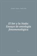 Portada de El Ser y la Nada: Ensayo de ontología fenomenológica