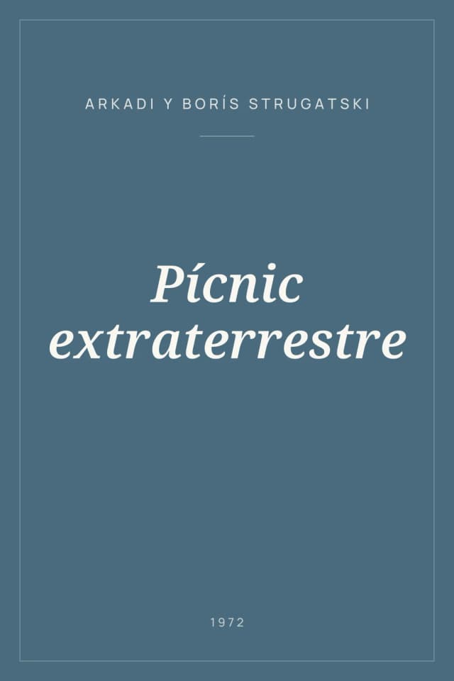 Portada de Pícnic extraterrestre