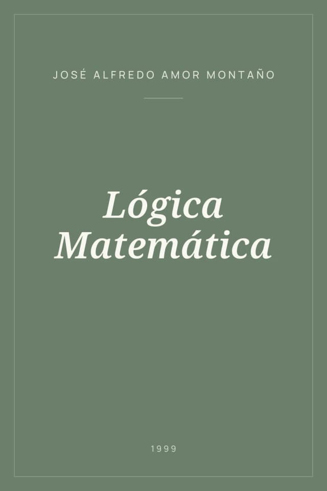 Portada de Lógica Matemática