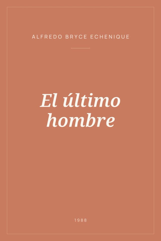 Portada de El último hombre