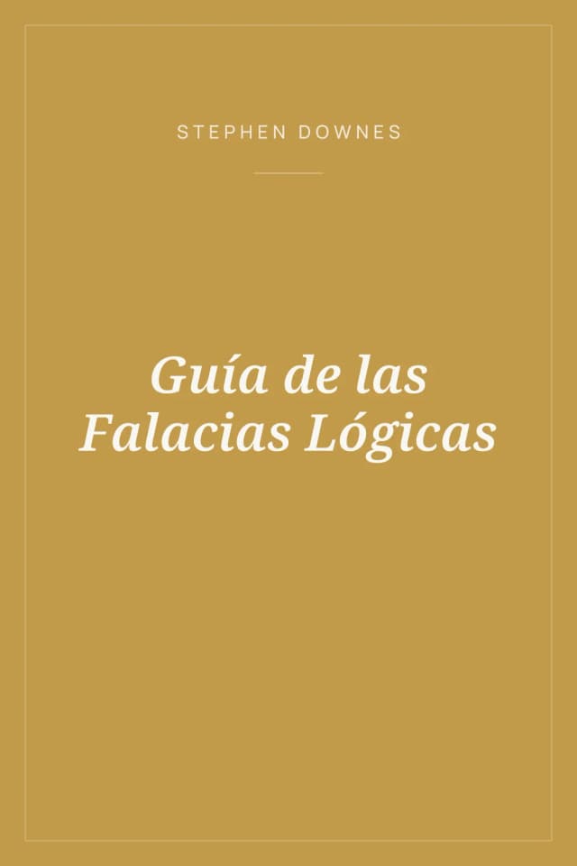 Portada de Guía de las Falacias Lógicas