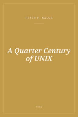 Portada de A Quarter Century of UNIX