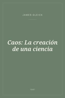 Portada de Caos: La creación de una ciencia