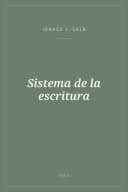 Portada de Sistema de la escritura