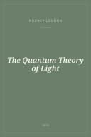 Portada de The Quantum Theory of Light