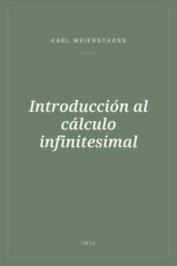 Portada de Introducción al cálculo infinitesimal