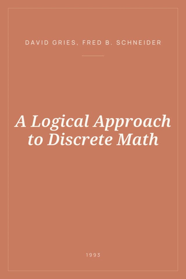 Portada de A Logical Approach to Discrete Math
