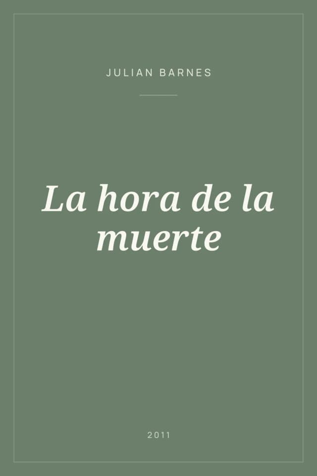 Portada de La hora de la muerte