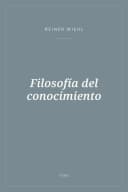 Portada de Filosofía del conocimiento