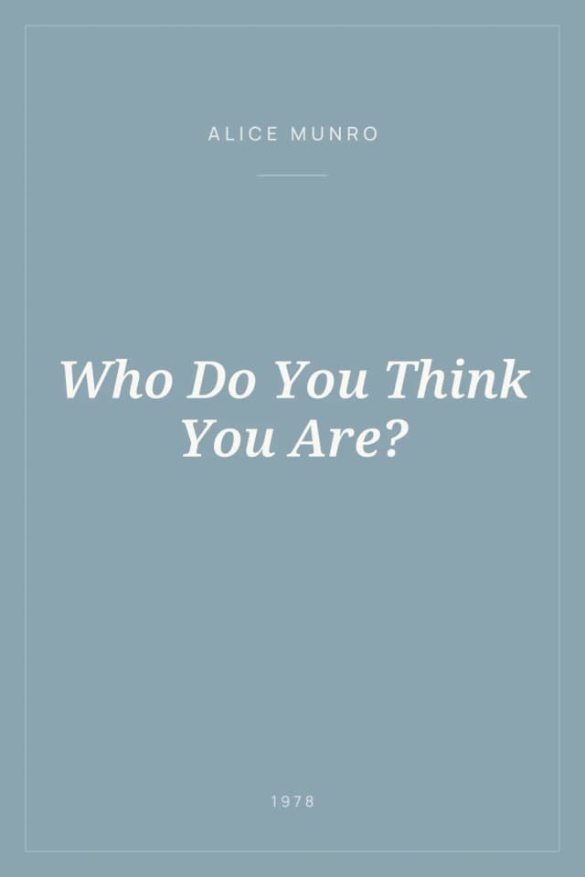 Portada de Who Do You Think You Are?