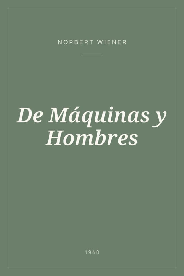 Portada de De Máquinas y Hombres