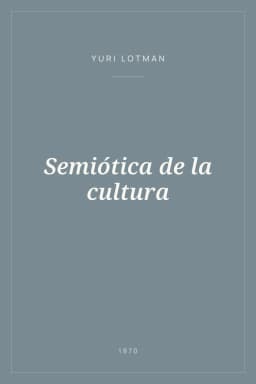 Portada de Semiótica de la cultura