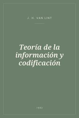 Portada de Teoría de la información y codificación