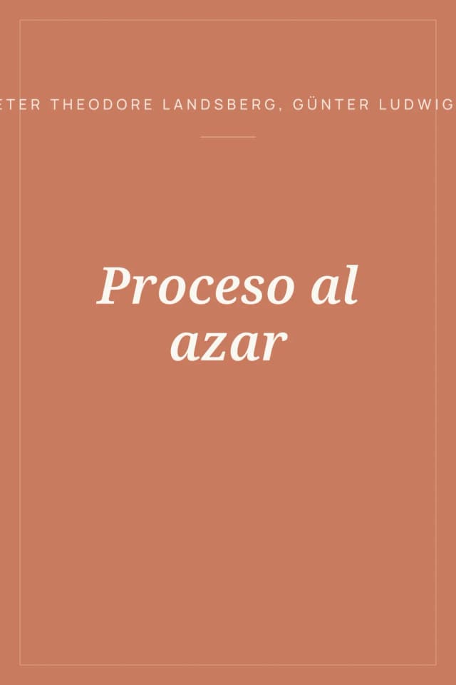 Portada de Proceso al azar