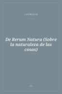 Portada de De Rerum Natura (Sobre la naturaleza de las cosas)