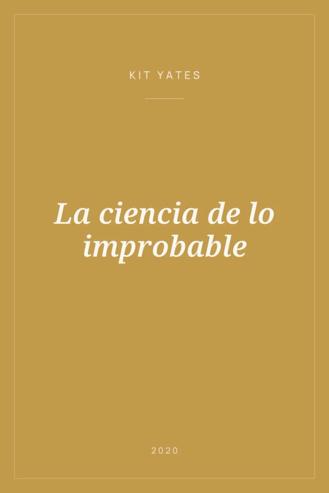 Portada de La ciencia de lo improbable