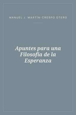 Portada de Apuntes para una Filosofía de la Esperanza