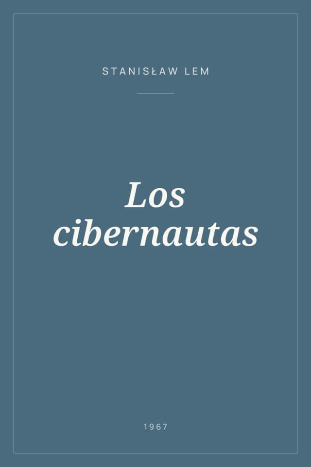 Portada de Los cibernautas