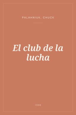 Portada de El club de la lucha