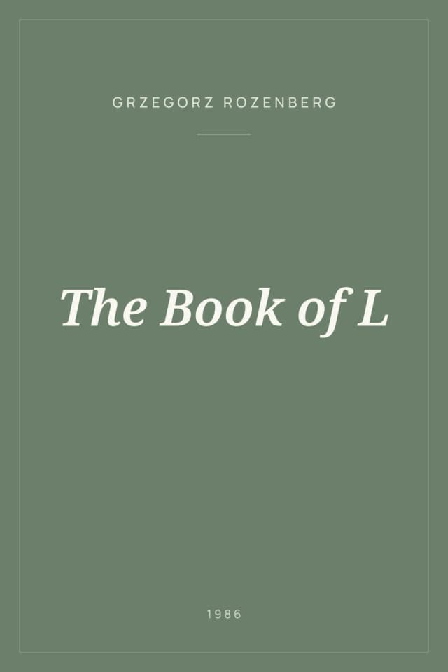 Portada de The Book of L