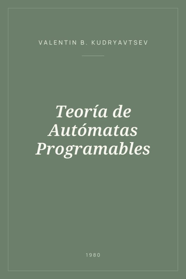 Portada de Teoría de Autómatas Programables
