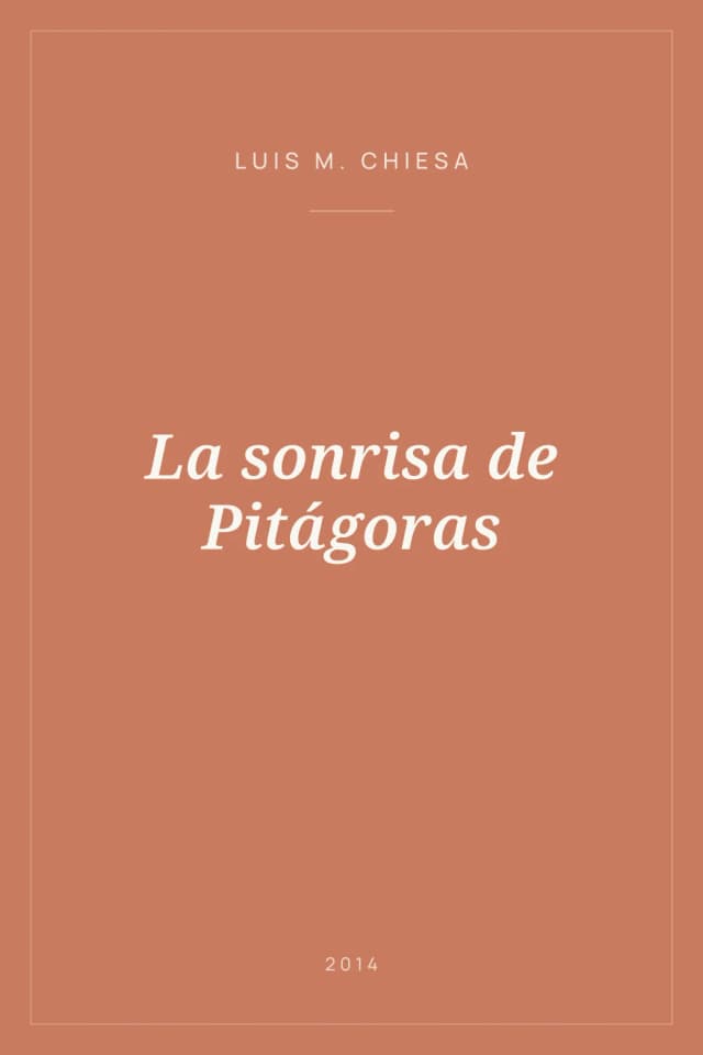 Portada de La sonrisa de Pitágoras