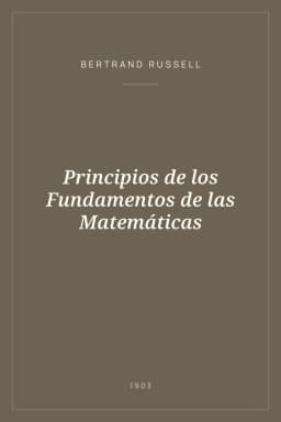 Portada de Principios de los Fundamentos de las Matemáticas