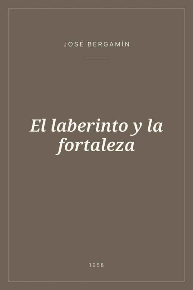 Portada de El laberinto y la fortaleza