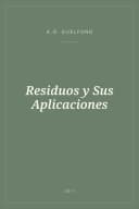 Portada de Residuos y Sus Aplicaciones