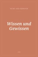 Portada de Wissen und Gewissen