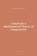 Portada de A Basis for a Mathematical Theory of Computation