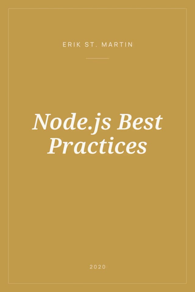 Portada de Node.js Best Practices