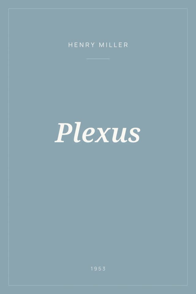 Portada de Plexus