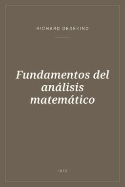 Portada de Fundamentos del análisis matemático