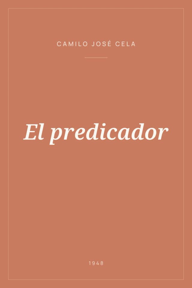 Portada de El predicador