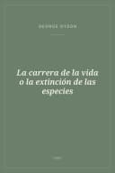 Portada de La carrera de la vida o la extinción de las especies