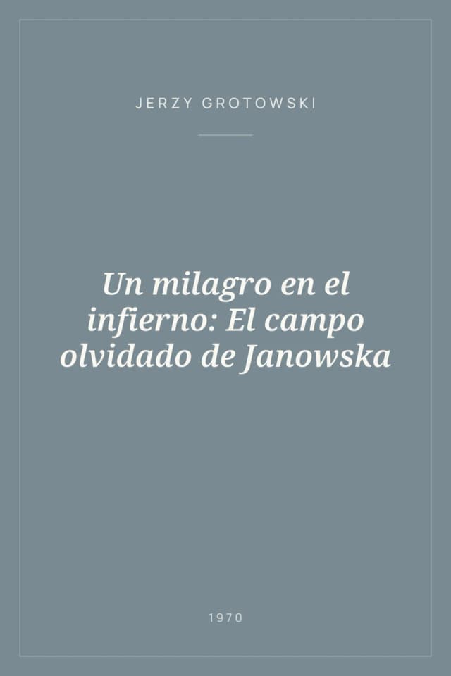 Portada de Un milagro en el infierno: El campo olvidado de Janowska