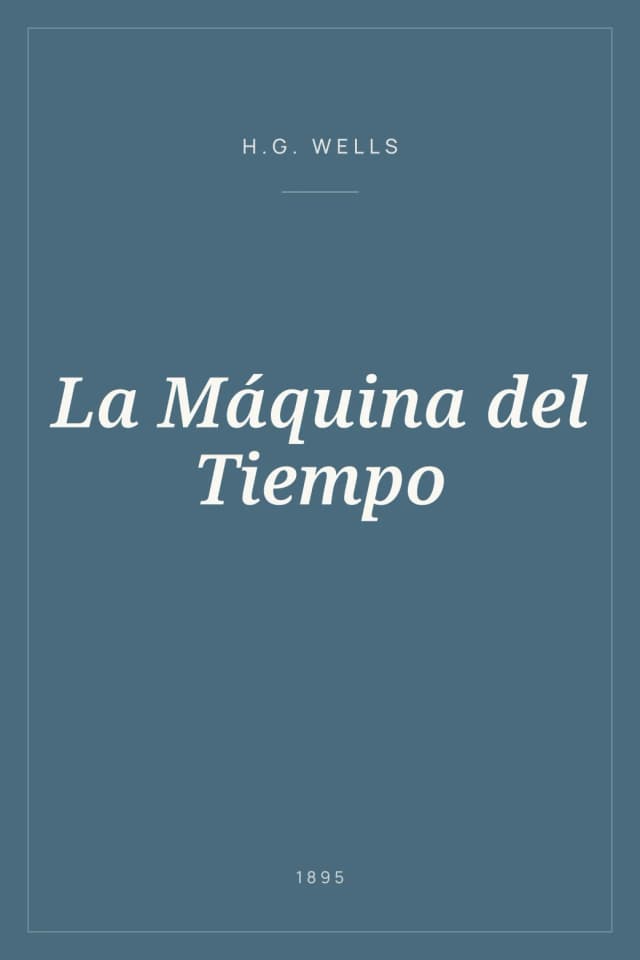 Portada de La Máquina del Tiempo